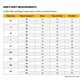 SIZECHART