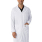 Men's Nine-Pocket 42" Long Lab Coat - C73005 - White
