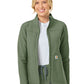 Women's Three-Pocket Bonded Fleece Jacket - C81023 - Olive