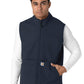 Men's Four-Pocket Bonded Fleece Vest - C82023 - Navy