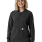 Women's Six-Pocket Lightweight Scrub Jacket - C82410 - Black