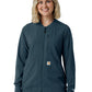 Women's Six-Pocket Lightweight Scrub Jacket - C82410 - Navy