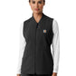 Women's Six-Pocket Lightweight Scrub Vest - C82510 - Black
