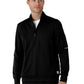 Men's Four-Pocket Half Zip Fleece Jacket - C86912 - Black