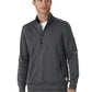 Men's Four-Pocket Half Zip Fleece Jacket - C86912 - Pewter