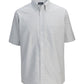 Men's Easy Care Oxford Short Sleeve Shirt - 1027 - Light Grey