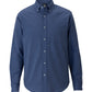 Men's Easy Care Oxford Long Sleeve Shirt - 1077 - French Blue