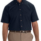 Men's One-Pocket Poplin Short Sleeve Shirt - 1230 - Navy