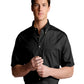 Men's One-Pocket Poplin Short Sleeve Shirt - 1230 - Black