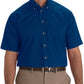 Men's One-Pocket Poplin Short Sleeve Shirt - 1230 - Royal