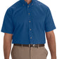 Men's One-Pocket Poplin Short Sleeve Shirt - 1230 - French Blue