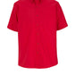 Men's Lightweight Short Sleeve Poplin Shirt - 1245 - Red
