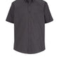 Men's Lightweight Short Sleeve Poplin Shirt - 1245 - Steel Grey