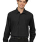 Men's Café Long Sleeve Shirt - 1290 - Black