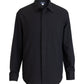 Men's Flexbatiste Café Long Sleeve Shirt - 1297 - Black