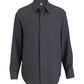 Men's Flexbatiste Café Long Sleeve Shirt - 1297 - Steel Grey