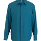 Men's Flexbatiste Café Long Sleeve Shirt - 1297 - Caribbean Blue
