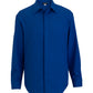 Men's Flexbatiste Café Long Sleeve Shirt - 1297 - Cobalt