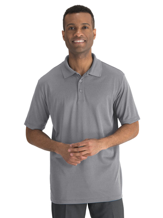 Men's Mini Pique Snag-Proof Polo - 1507 - Cool Grey