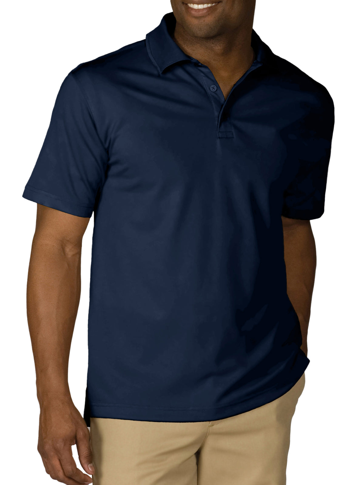 Men's Hi-Performance Mech Polo - 1576 - Navy
