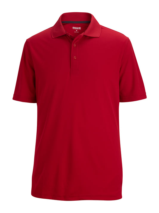 Men's Hi-Performance Mech Polo - 1576 - Red
