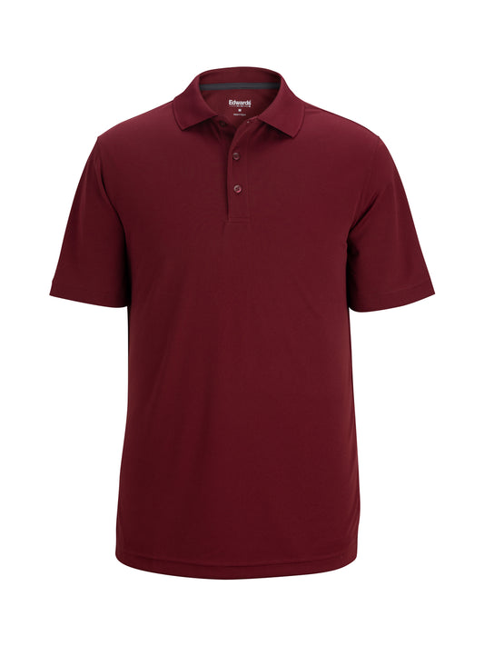 Men's Hi-Performance Mech Polo - 1576 - Burgundy