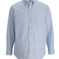 Men's Wrinkle Free Button-Down Shirt - 1976 - Blue/White Stripe