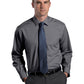 Men's Wrinkle Free Spread Collar Shirt - 1978 - Charcoal