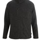 Men's Knit Fleece Jacket - 3460 - Black Heather