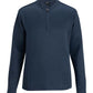 Men's Pocketless Quarter Zip Sweater - 3482 - Navy Agate Heather
