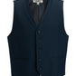 Men's Two-Pocket Ottoman Trim Vest - 4398 - Dark Navy