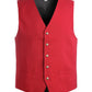 Men's Six-Pocket Polyester Vest - 4490 - Red