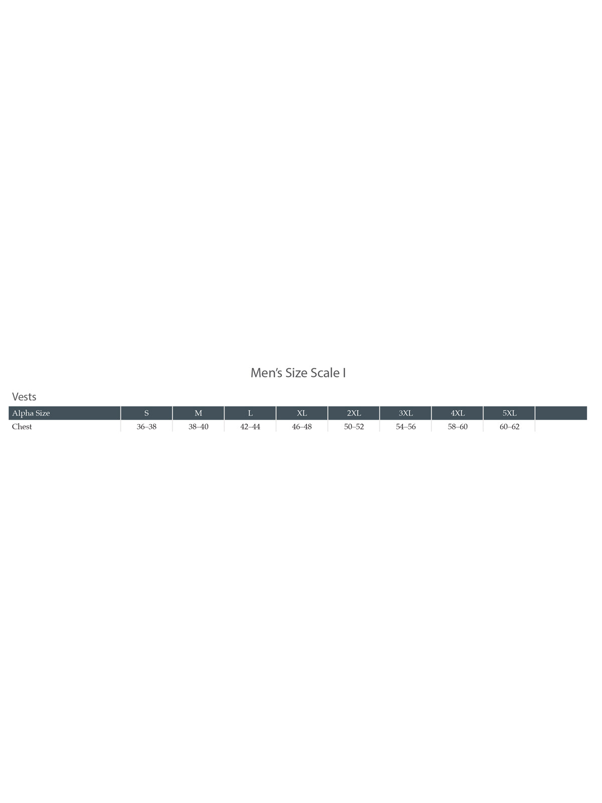 SIZECHART
