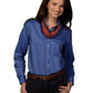 Women's Long Sleeve Easy Care Shirt - 5077 - French Blue