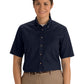 Women's One-Pocket Poplin Short Sleeve Shirt - 5230 - Navy