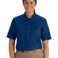 Women's One-Pocket Poplin Short Sleeve Shirt - 5230 - Royal