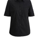 Women's Short Sleeve Stretch Poplin Shirt - 5231 - Black