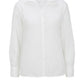 Women's Long Sleeve Lightweight Poplin Shirt - 5295 - White