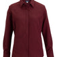 Women's Flexbatiste Café Long Sleeve Shirt - 5297 - Burgundy