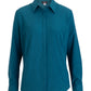 Women's Flexbatiste Café Long Sleeve Shirt - 5297 - Caribbean Blue