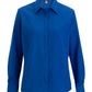Women's Flexbatiste Café Long Sleeve Shirt - 5297 - Cobalt