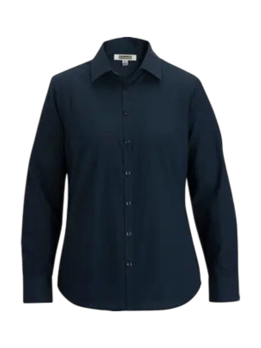 Women's 1-Pocket Essential Broadcloth Shirt - 5354 - Navy