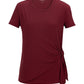 Women's Pocketless Soft Wrap Blouse - 5428 - Scarlet