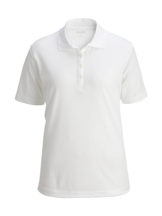 Women's Hi-Performance Mech Polo - 5576 - White