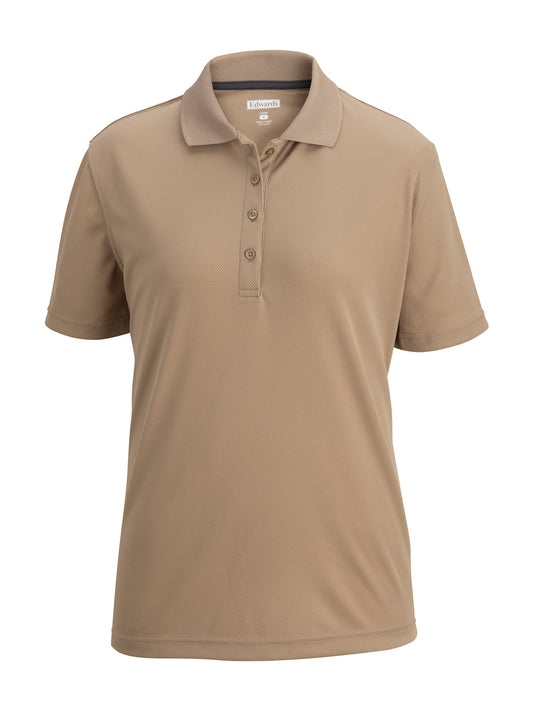 Women's Hi-Performance Mech Polo - 5576 - Tan
