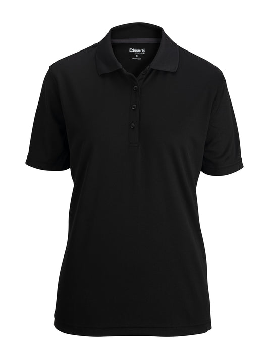 Women's Hi-Performance Mech Polo - 5576 - Black