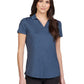 Women's Moisture Wicking Polo - 5592 - Navy Agate Heather