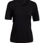 Women's Scoop Neck Sweater - 7055 - Black