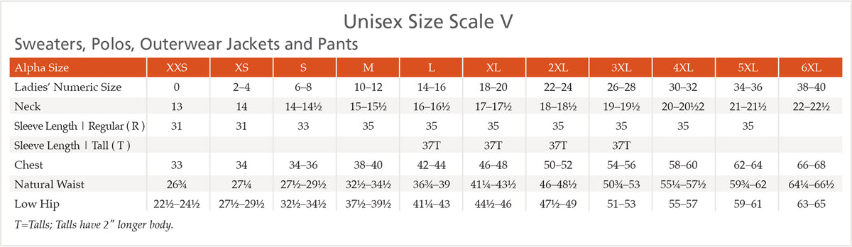 SIZECHART