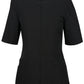 Women's Zip-Front Housekeeping Smock Shirt - 7887 - Black